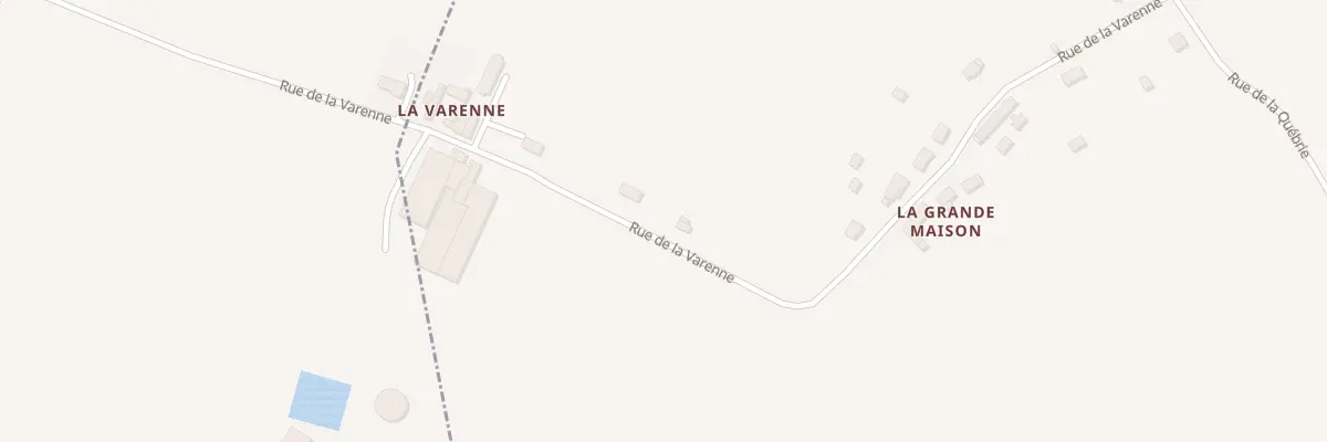 Plan du 13 Rue de la Varenne à Champigny-sur-Veude