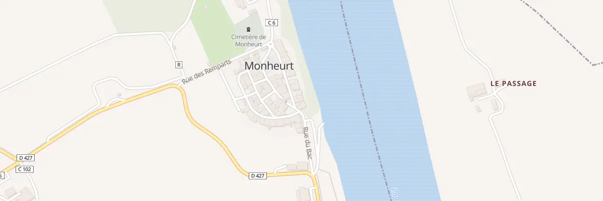 Plan du 7 Au Bourg à Monheurt