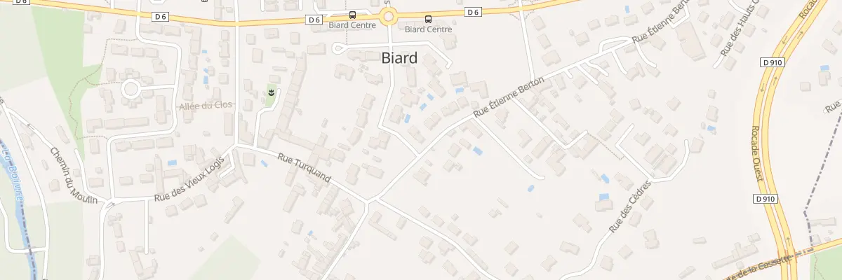 Plan du 2 Rue des Métairies à Biard