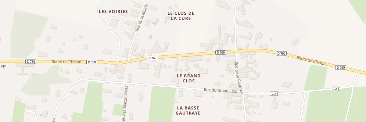 Plan du 13 Rte de Chinon à Anché