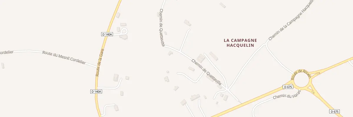 Plan du 325 Che de Quetteville à Quetteville