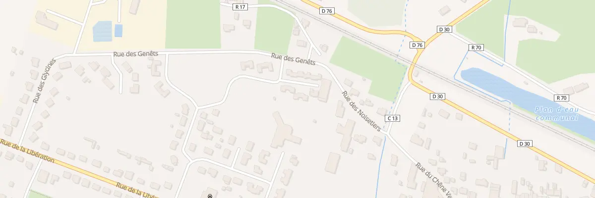 Plan du 6 Rue des Rosiers à La Flèche