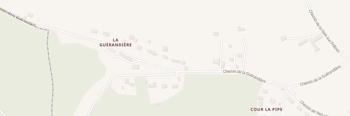 Plan du 484 Che de la Guérandière à Firfol