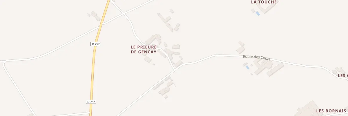 Plan du 5 Le Prieuré de Gençay à Sérigny