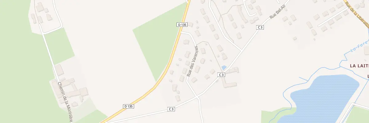Plan du 6 Rue des Varennes à Villiers-au-Bouin