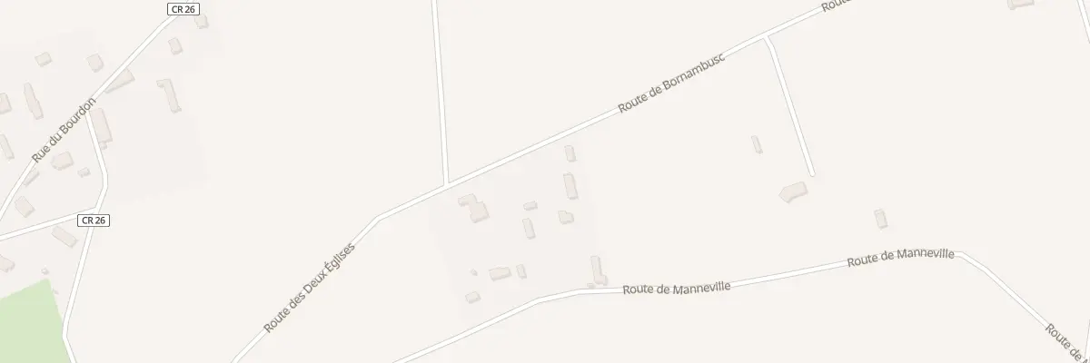 Plan du 88 Rte de Bornambusc à Saint-Sauveur-d’Émalleville