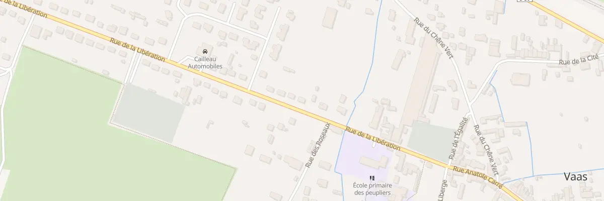 Plan du 14 Rue de la Liberation à Vaas