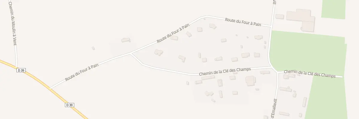 Plan du 405 Rte du Four à Pain à Étainhus