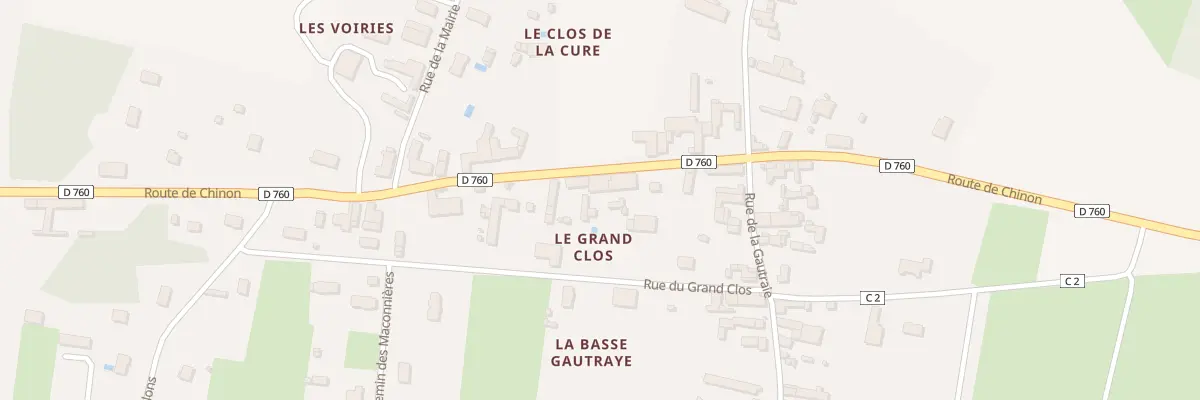 Plan du 6 Rue du Grand Clos à Anché