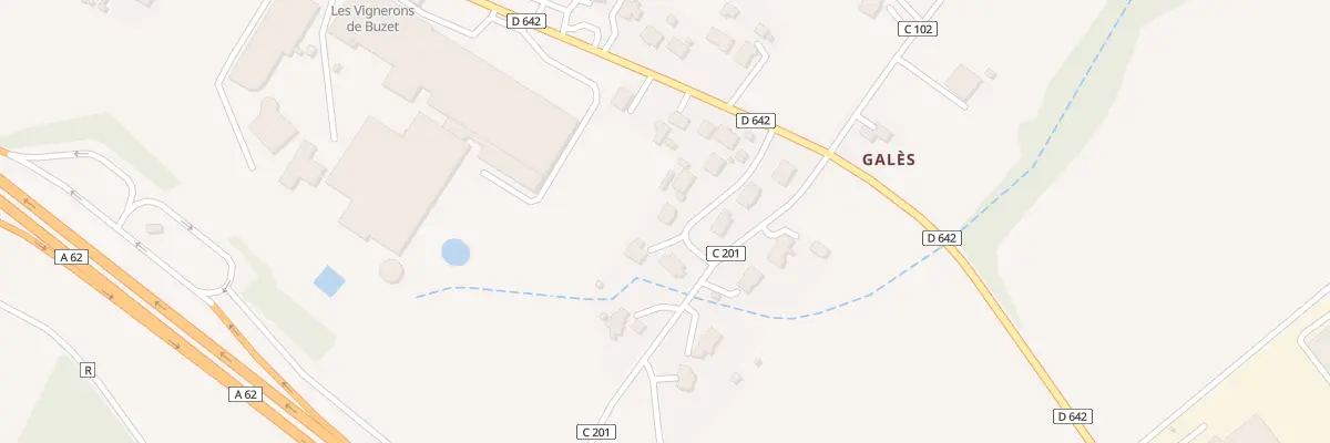 Plan du 389D Gales à Buzet-sur-Baïse
