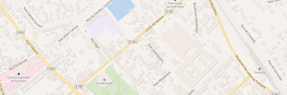 Plan du 26 Crs de Verdun à Tonneins
