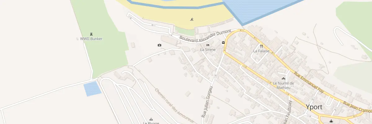 Plan du 8 Rue Metzinger à Yport