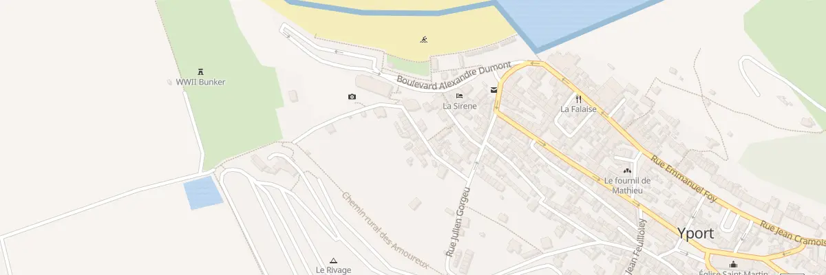 Plan du 10 Rue Metzinger à Yport