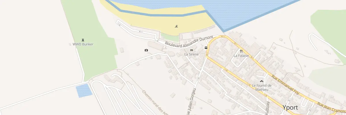 Plan du 1 Rue Metzinger à Yport
