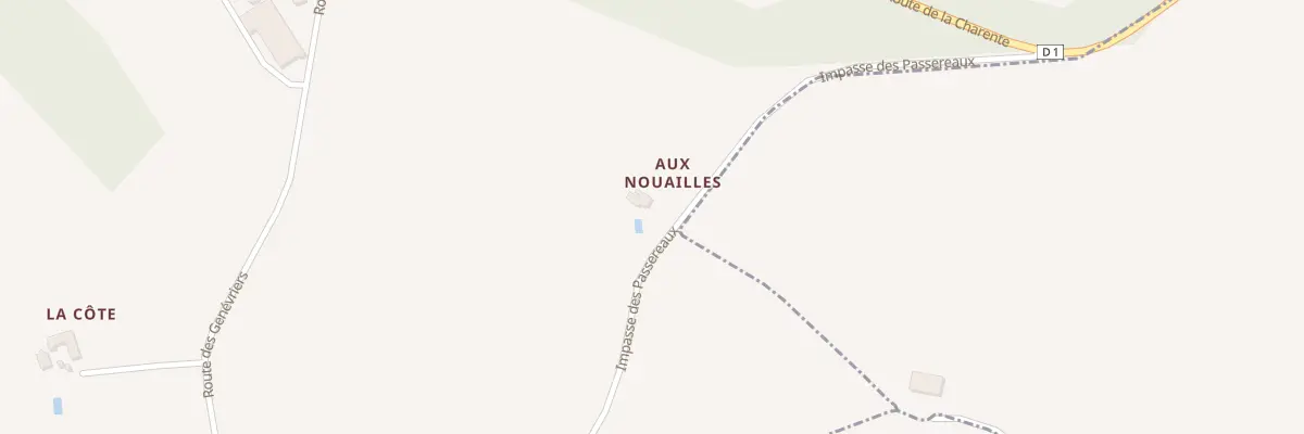 Plan du 33 La Neulie à Nanteuil-Auriac-de-Bourzac