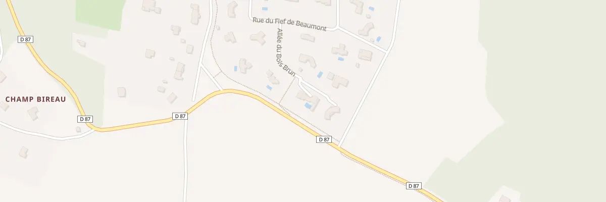Plan du 6 Le Bois Brun à Ligugé