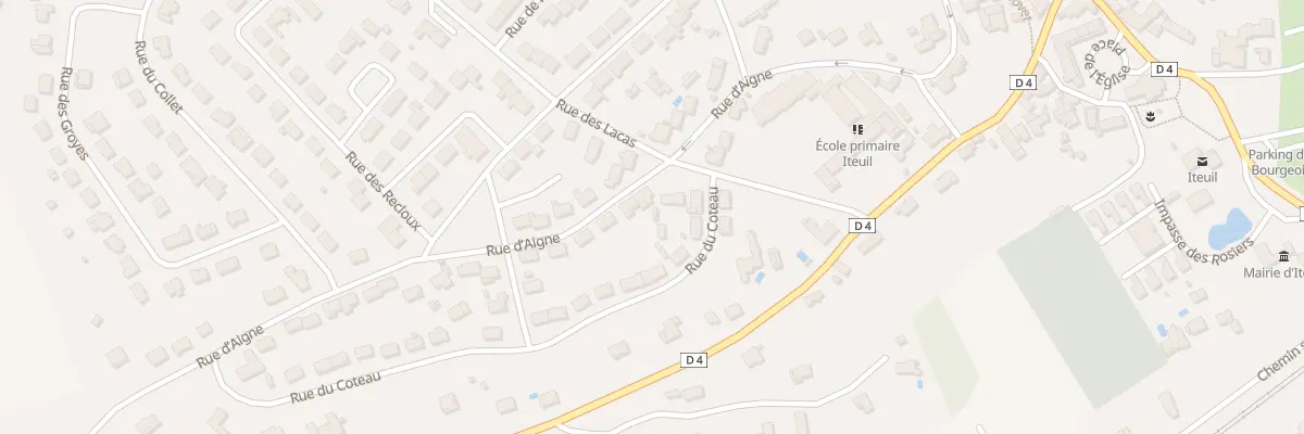 Plan du 11 Rue d’Aigne à Iteuil