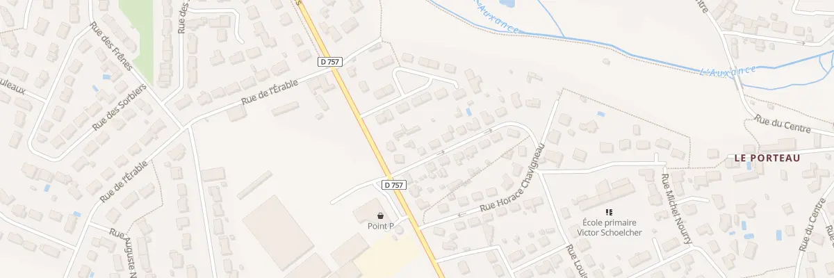 Plan du 33 Rue Horace Chavigneau à Migné-Auxances