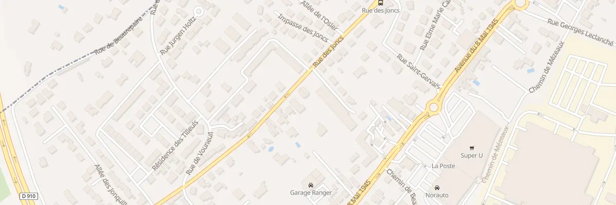 Plan du 127 Rue des Joncs à Poitiers