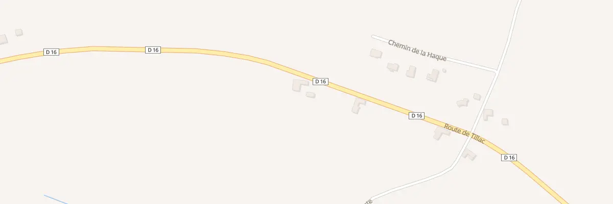 Plan du 23 Rte de Tillac à Laas