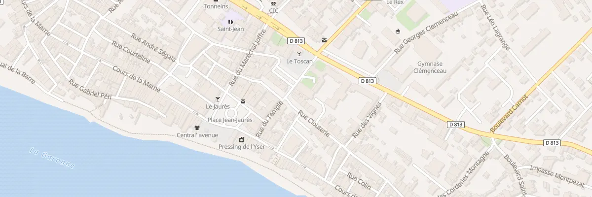 Plan du 1 Rue de la Clouterie à Tonneins