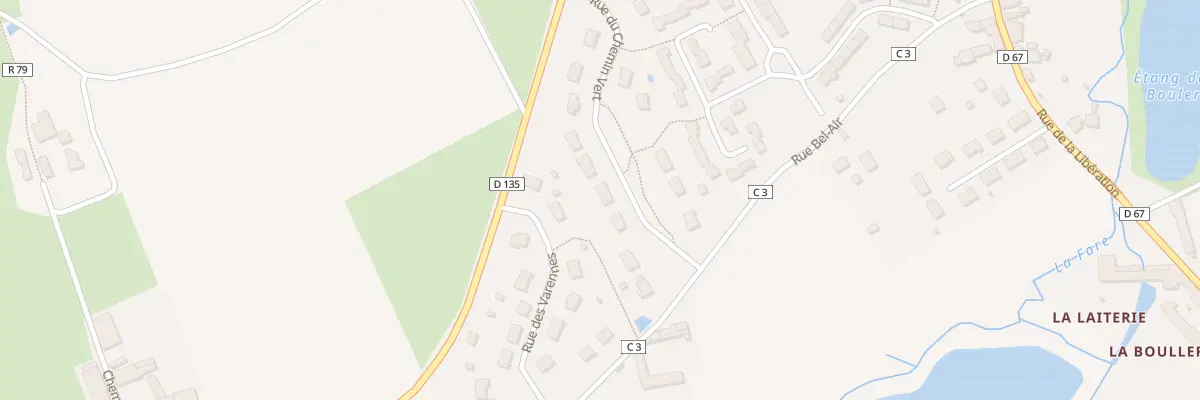 Plan du 12 Rue du Chemin Vert à Villiers-au-Bouin