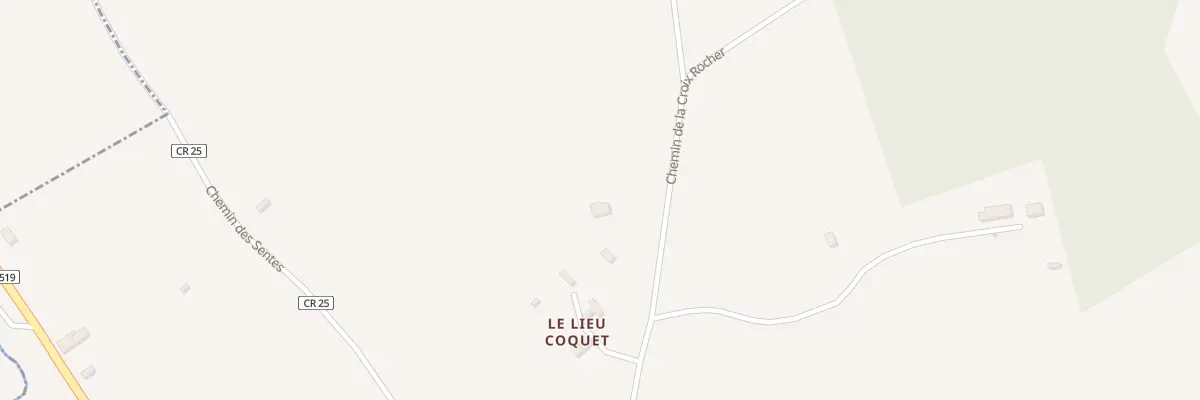Plan du 529 Che de la Croix Rocher à Saint-Denis-de-Mailloc