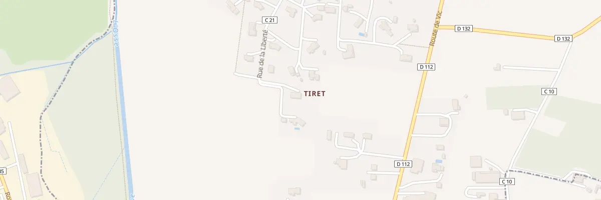 Plan du 5075 A Tiret à Marambat