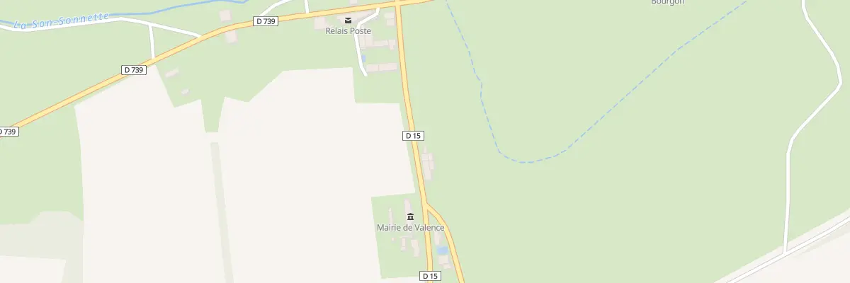 Plan du 1 Rue des Ecoles à Valence