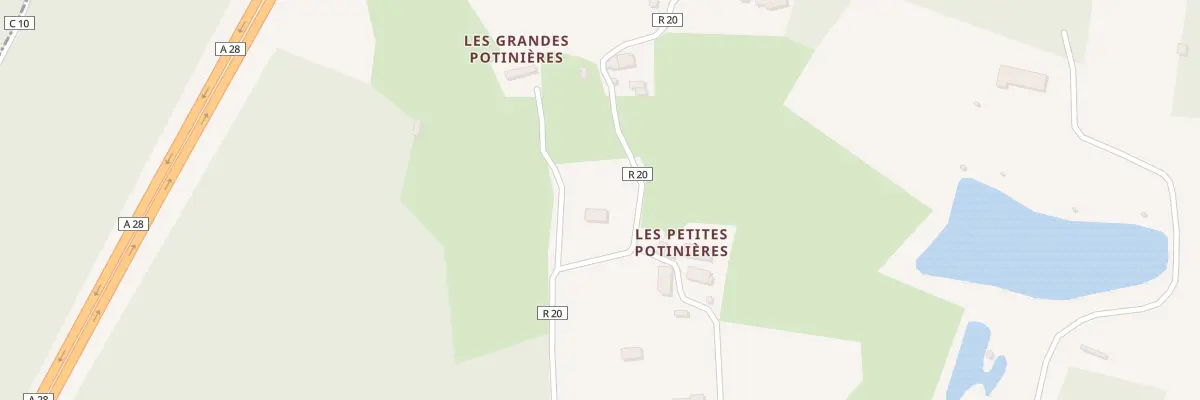 Plan du 1 Les Grandes Potinieres à Brette-les-Pins