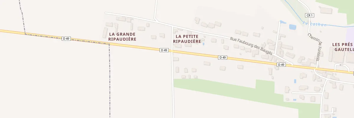Plan du 21B Av de l’Anjou à Savigné-sur-Lathan