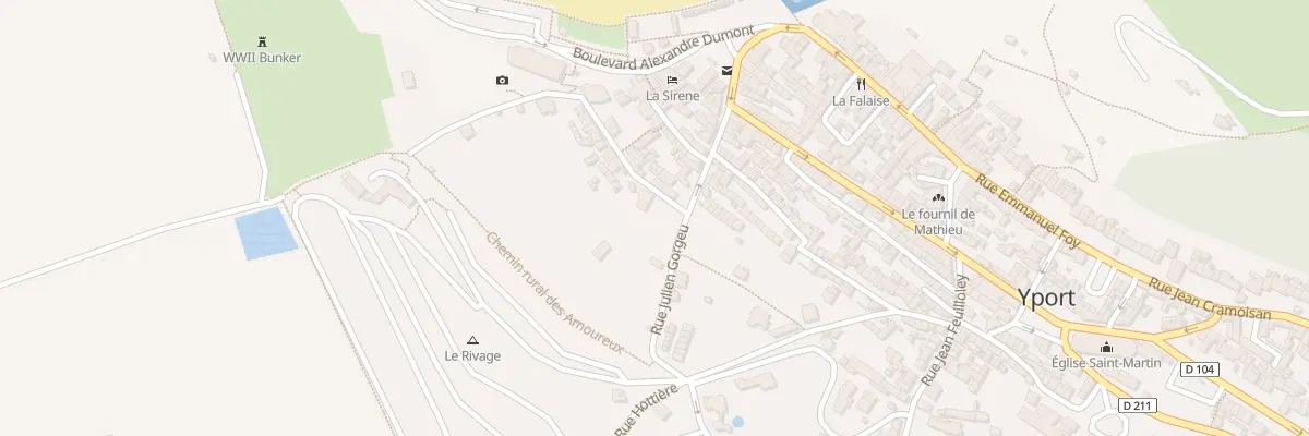 Plan du 22 Rue Metzinger à Yport