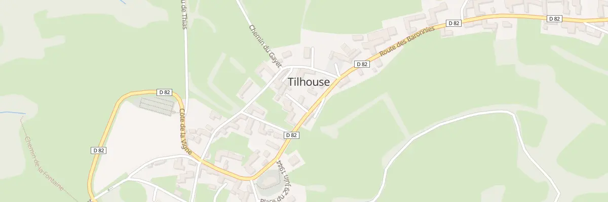 Plan du 29 Rte des Baronnies à Tilhouse