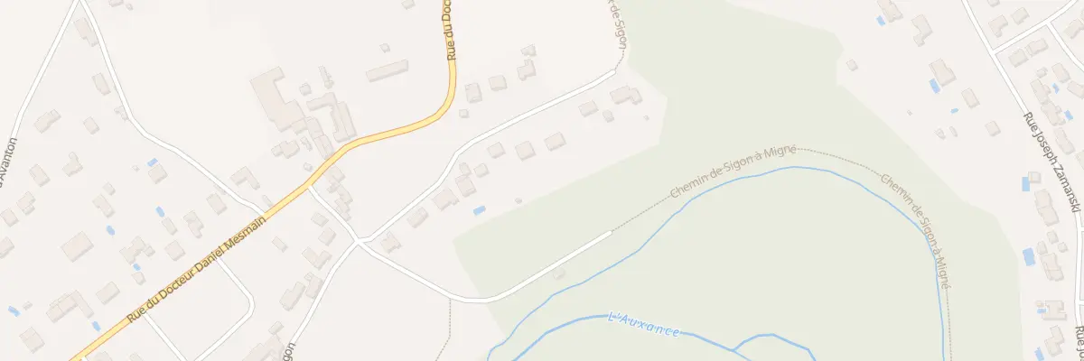 Plan du 13 Rue de la Croix de Sigon à Migné-Auxances