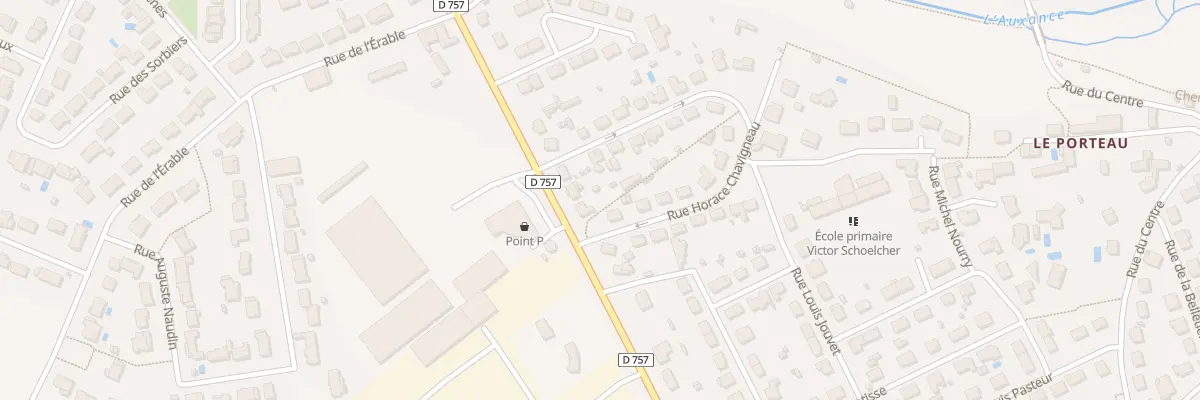 Plan du 34 Rue de Poitiers à Migné-Auxances