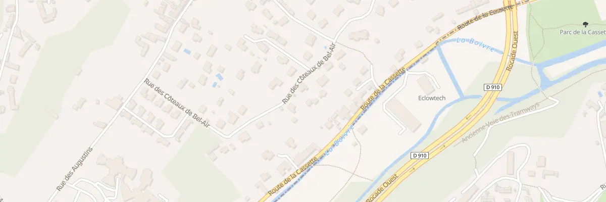 Plan du 19 Rue des Côteaux de Bel Air à Biard
