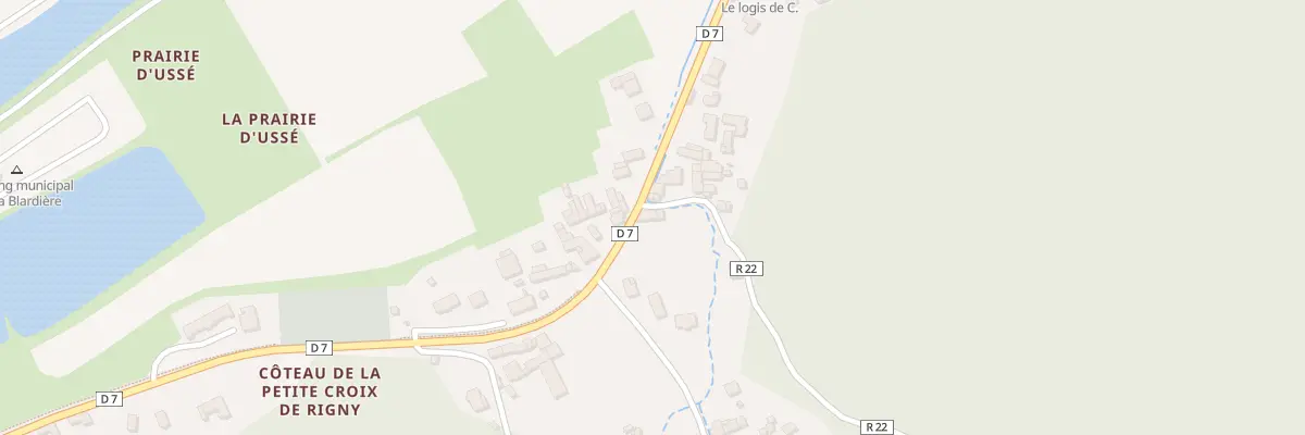 Plan du 1 Rue d’Azay-le-rideau à Rigny-Ussé