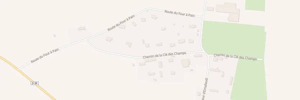 Plan du 425 Rte du Four à Pain à Étainhus