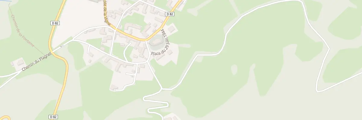 Plan du 5 Pl du 29 Juin 1944 à Tilhouse
