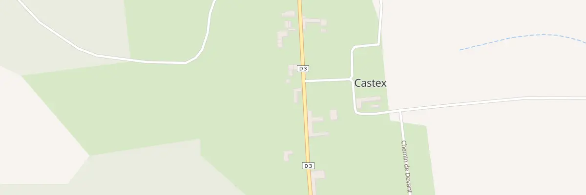 Plan du 5051 L’Eglise à Castex