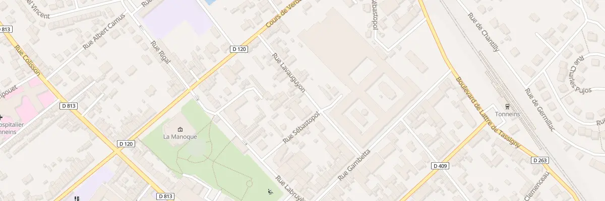 Plan du 2T Rue Lavauguyon à Tonneins