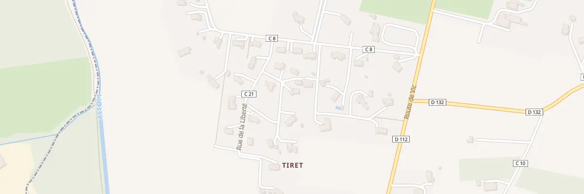 Plan du 5026 A Tiret à Marambat