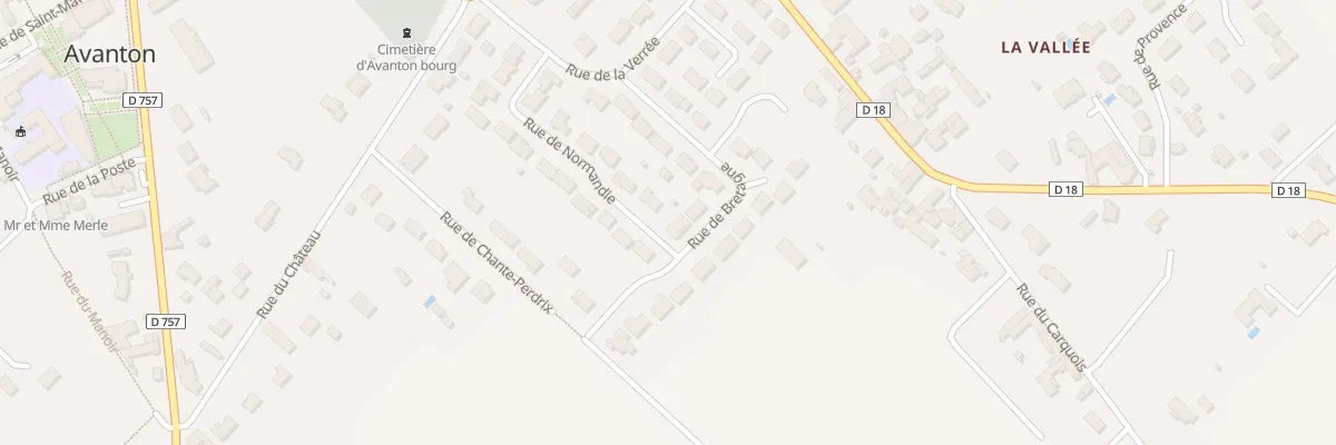 Plan du 2 Rue de Bretagne à Avanton