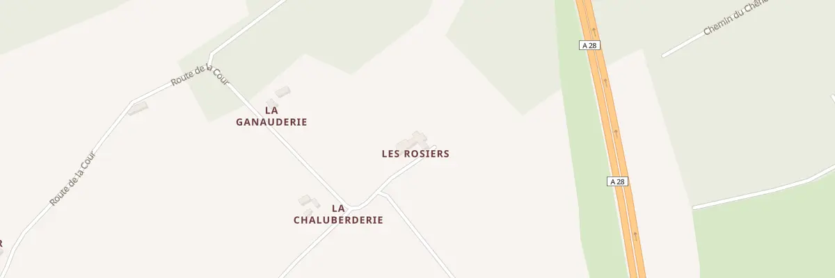 Plan du 3 Che des Rosiers à Mayet