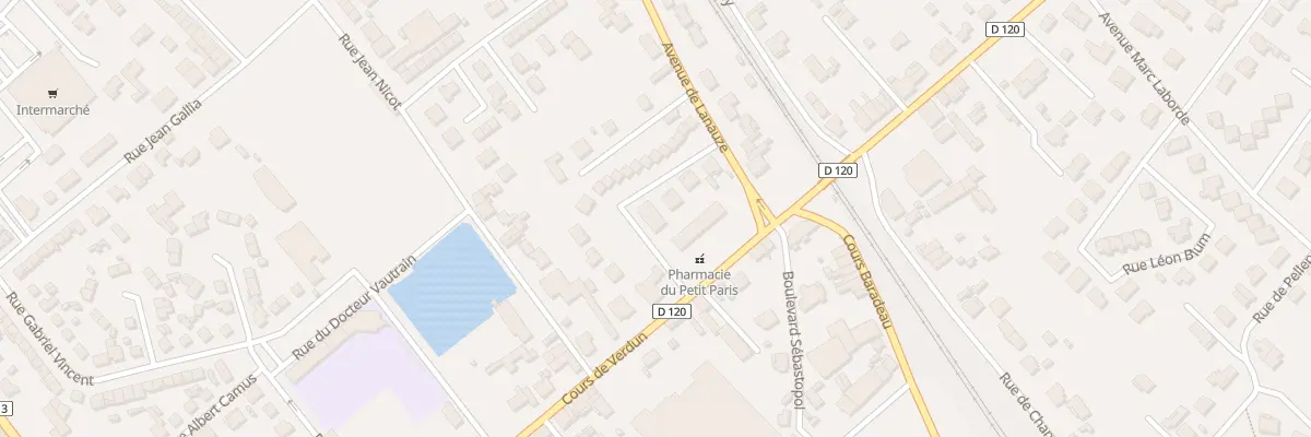 Plan du 9001 Rue Anatole France à Tonneins