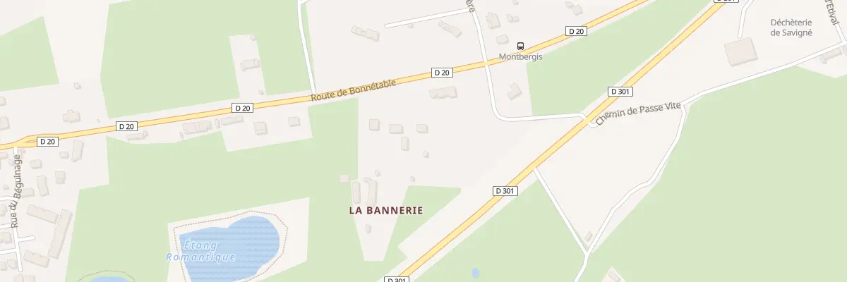 Plan du 620 Rte de Bonnetable à Savigné-l’Évêque