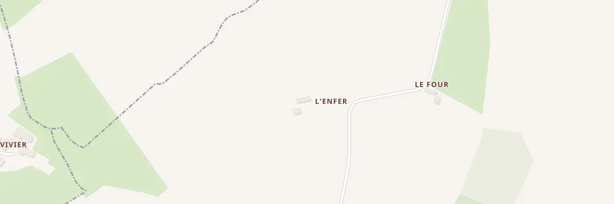 Plan du 1 L’Enfer à Monhoudou