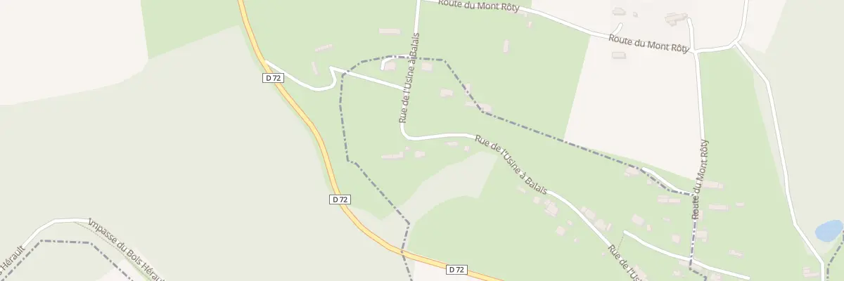 Plan du 5054 Le Mont Roty à Fongueusemare