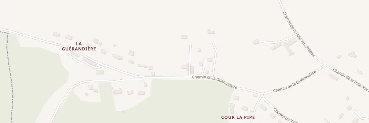 Plan du 380 Che de la Guérandière à Firfol