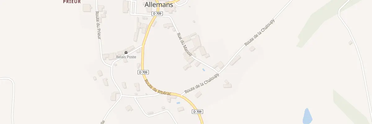 Plan du 3 Rue du Manoir à Allemans